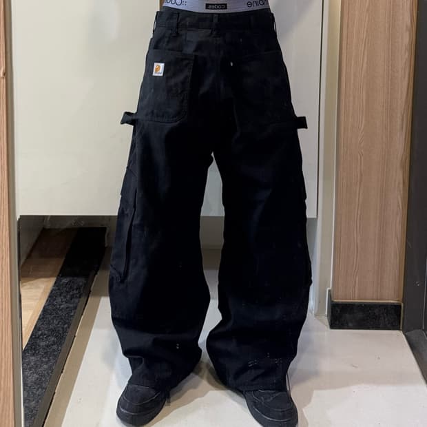 준야와타나베 칼하트 24ss 더블니 카펜터 카고 팬츠
