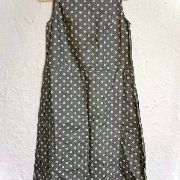 빈티지 도트 나시 원피스 