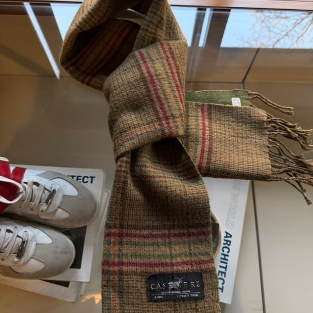 재패니즈 캐시미어 투페이스 머플러