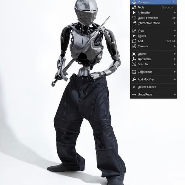 pioneers waxed biker pants L