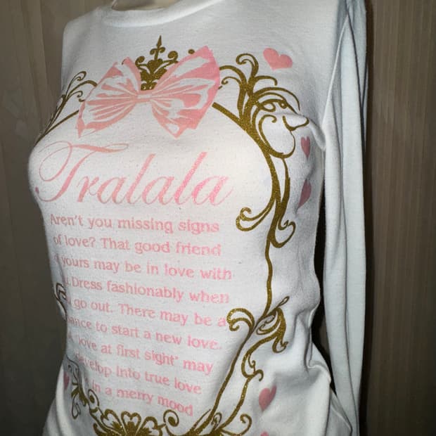 택포) 트랄라라 긴팔 티셔츠 빈티지