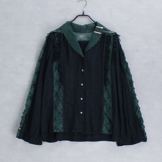 Beautiful Vidropoem _ lace blouse_S4413