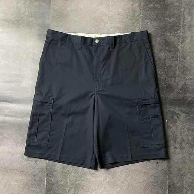 DICKIES 데드스탁 디키즈 네이비 카고 하프팬츠 A01121