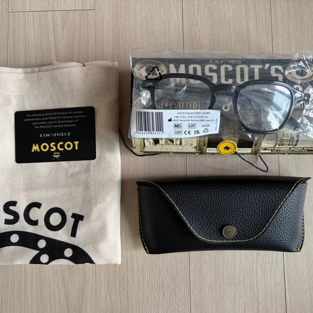 [새상품]모스콧 MOSCOT 반츠 47 블랙
