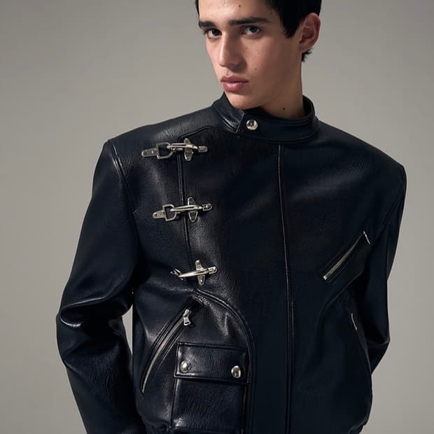 노이스 레더 바이커자켓 새상품 L