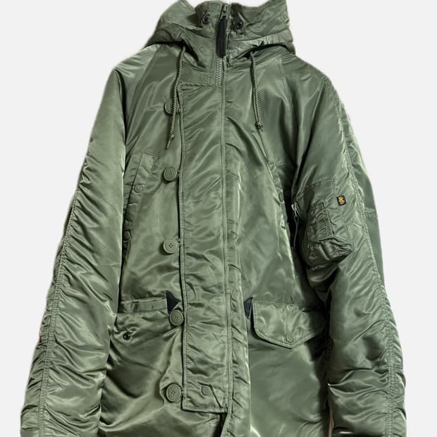 알파인더스트리 N-3B 세이지 그린