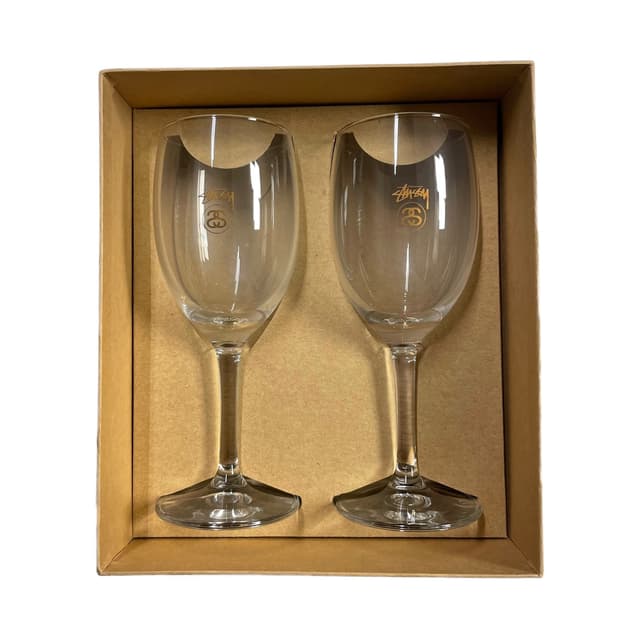 스투시 홀리데이 기념 와인잔 세트