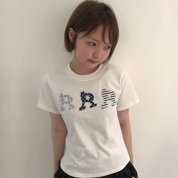 러브이즈트루 R PATCH TEE