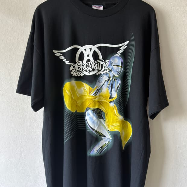 OG aerosmith sorayama 에어로스미스 빈티지 티셔츠