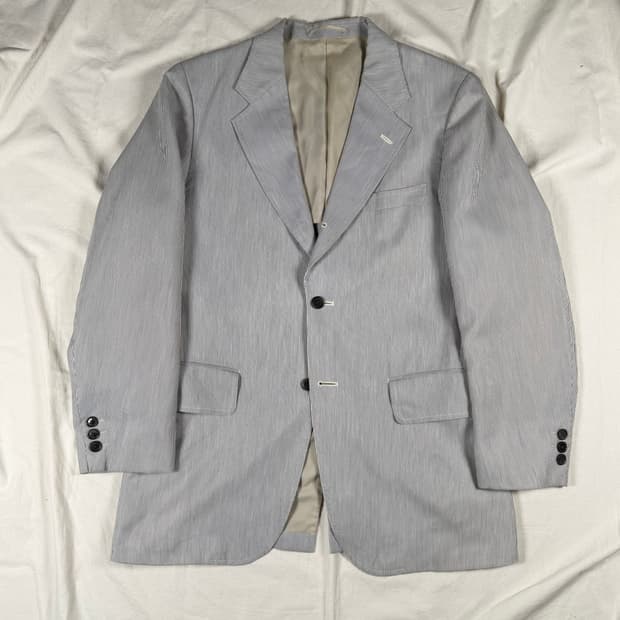 제이프레스 스트라이프 정장 슈트 자켓