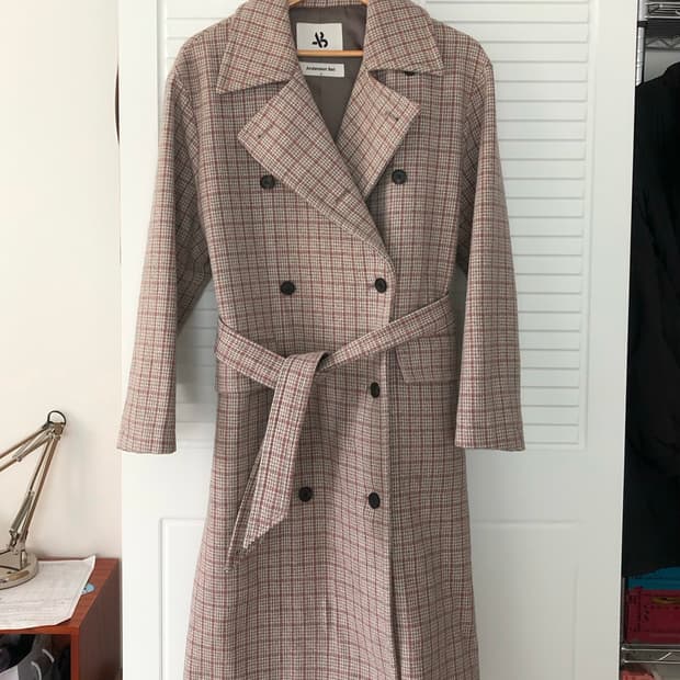 vintage 앤더슨벨 더블 버튼 코트