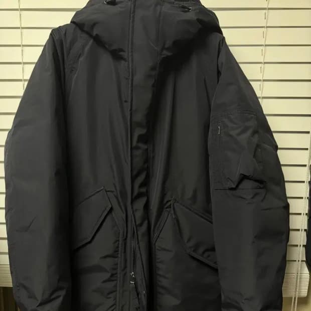 나나미카 고어텍스 다운 파카 네이비