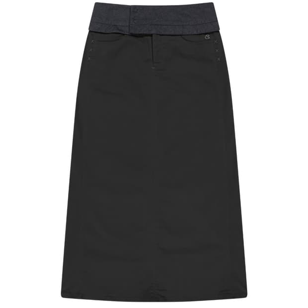 코이세이오 웨이스트 패널 스커트 차콜 1사이즈