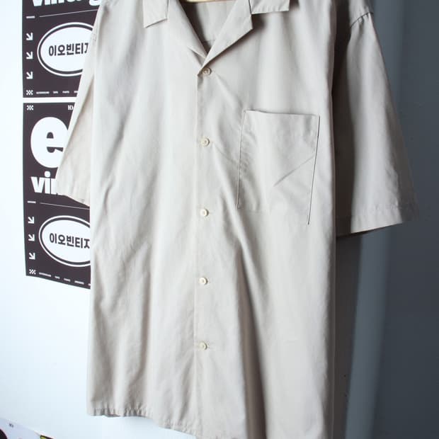 (XL-2XL) 유니클로 반팔 카라 티셔츠 셔츠 남방-H35230