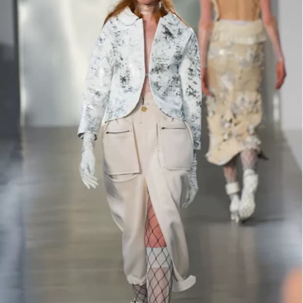 메종마르지엘라 존갈리아노 2016ss 런웨이 2way지퍼 스커트