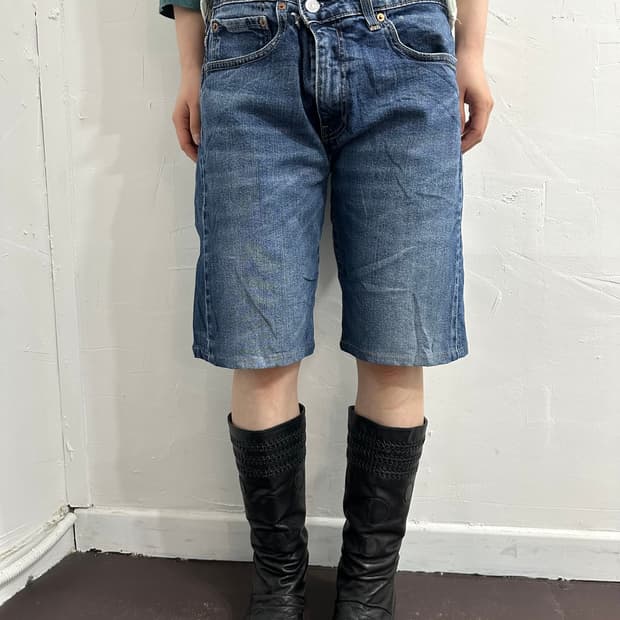 levis569 denim half pants