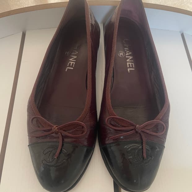 샤넬 발레리나 플랫슈즈 36.5 230-235