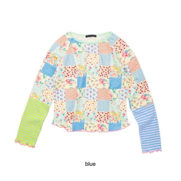(구해요!)샵페어리 패치워크 롱슬리브