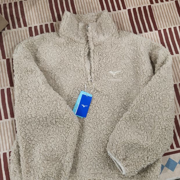 미즈노 x stu 플리스 하프 집업 (L) 신칠라 후리스