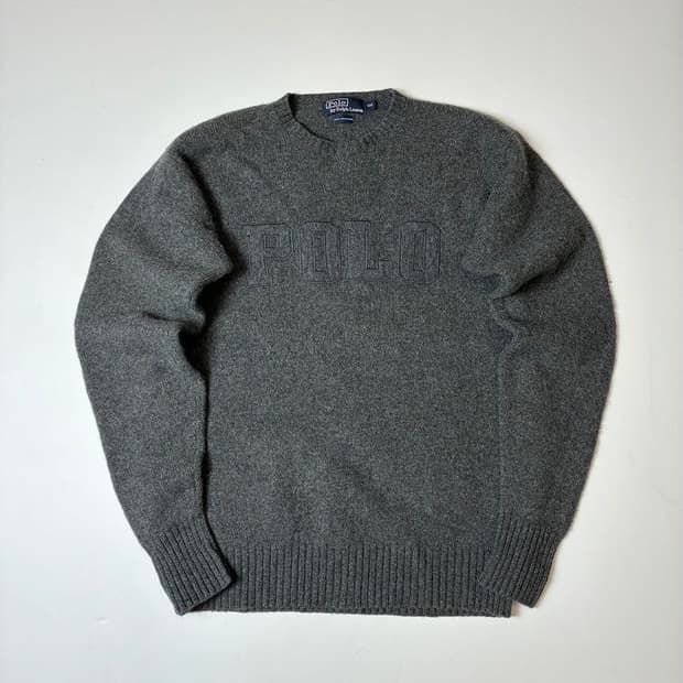 폴로 랄프로렌 00's 100% 램스울 스펠아웃 니트 PN8088