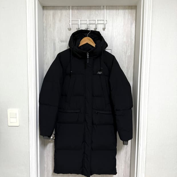 여성 S / 뉴발란스 연아 덕다운 롱패딩 블랙