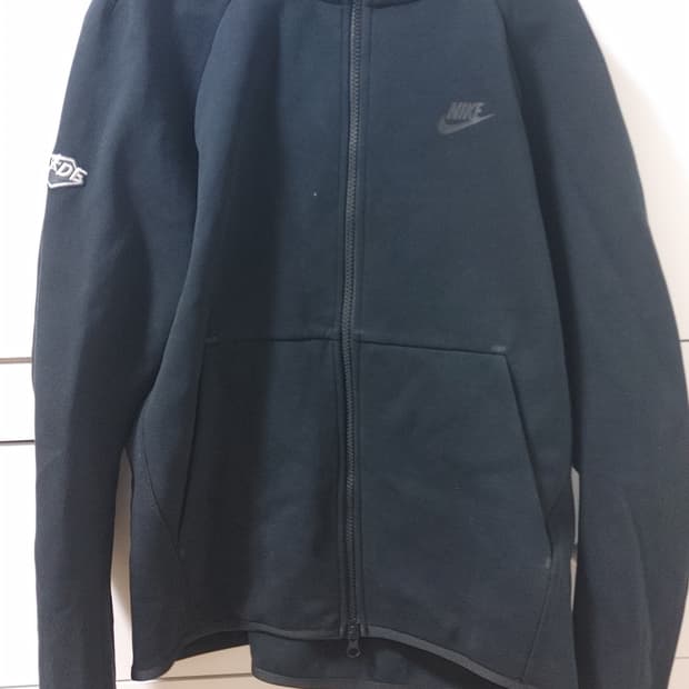 나이키 테크 플리스 후드집업 블랙 L