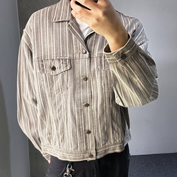 진스포인트 90s 웨스턴 데님 트러커 자켓