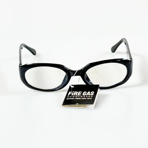 90s FIRE GAS 볼드 오벌 투명틴트 빈티지 선글라스