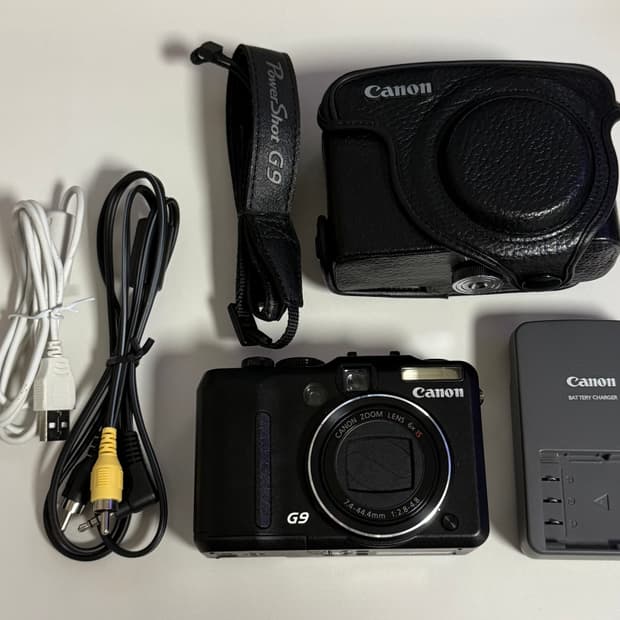 민트급 풀구성 캐논 파워샷 g9 powershot g9 안유진 디카