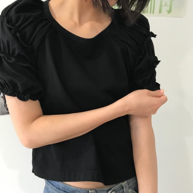Comme des garcons shirring T