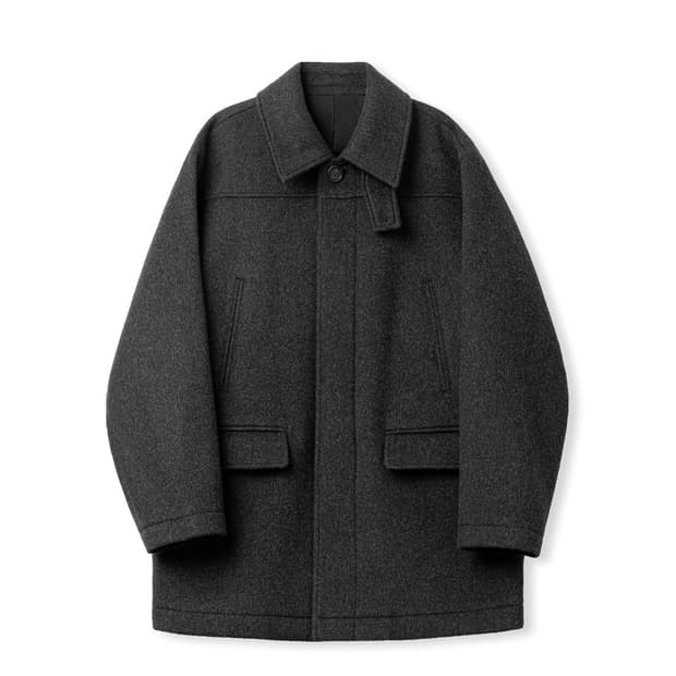 스테디에브리웨어 울 카코트 차콜 2