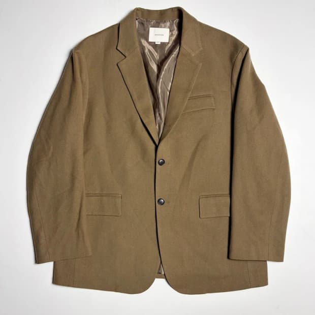 셔터 SHIRTER 22FW 울 플란넬 블레이저 자켓 R1285