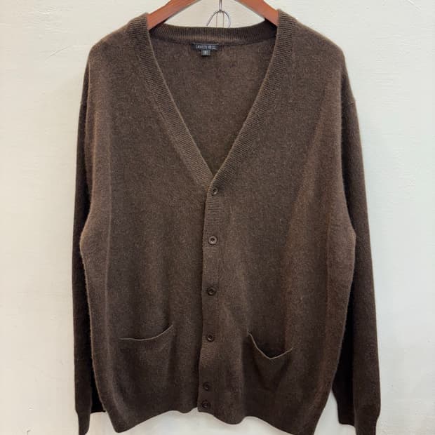 브라운 캐시미어 가디건
