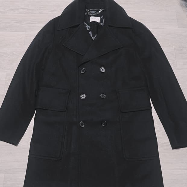 백화점구입 산드로 블랙 코트 100(M) 정품