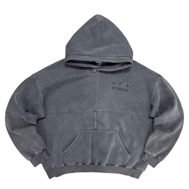 아이앱스튜디오 피그먼트 차콜 후드(XL)