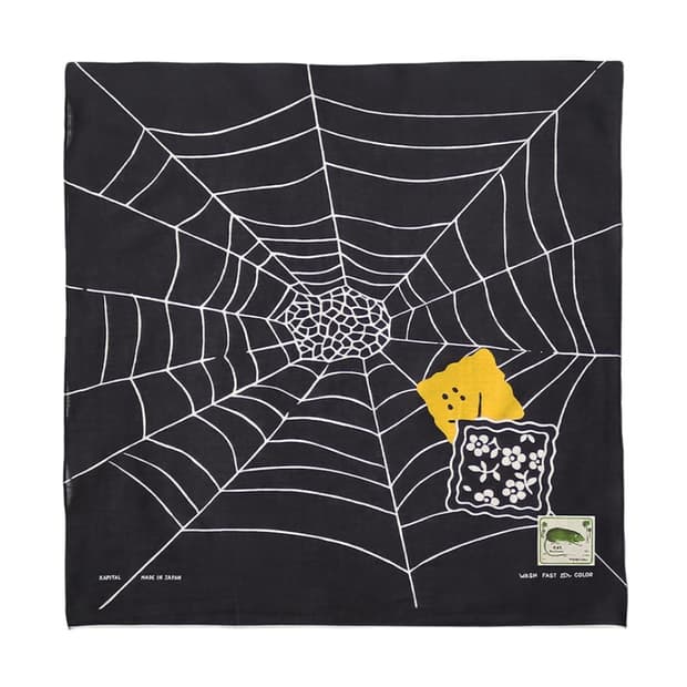 캐피탈 반다나 스카프 블랙