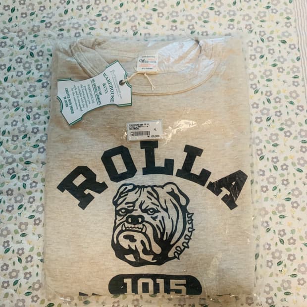 [XL] 웨어하우스 LOT 4601 ROLLA 반팔 티셔츠 오트밀