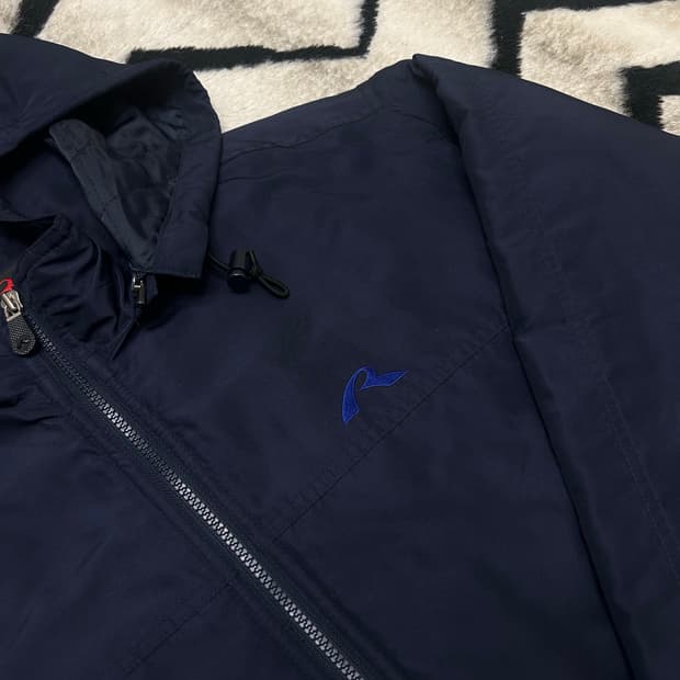 [실측2Xl]라피도 올드스쿨 누빔 바람막이/네이비