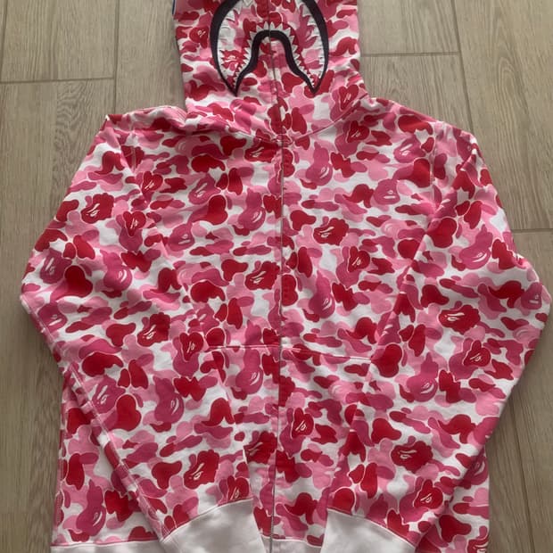 XL)베이프 abc camo shark hoodie