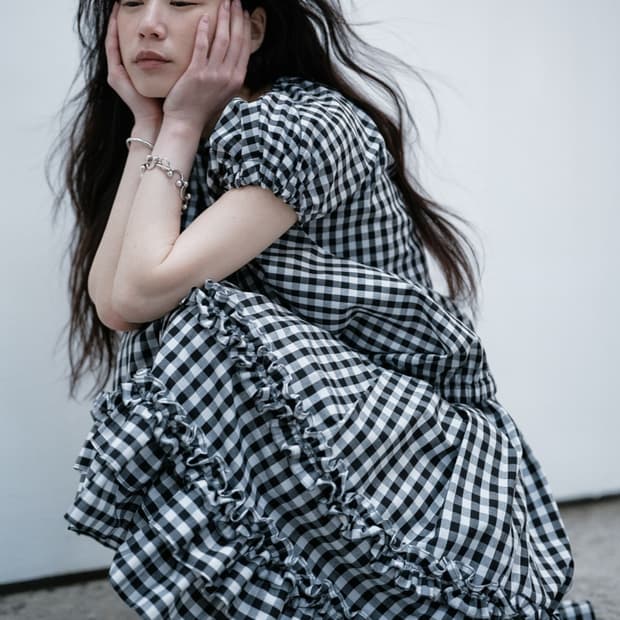 생긴스튜디오 치마 상하세트 1회착용