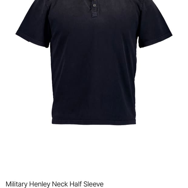 포그서비스 헨리넥 반팔 1사이즈