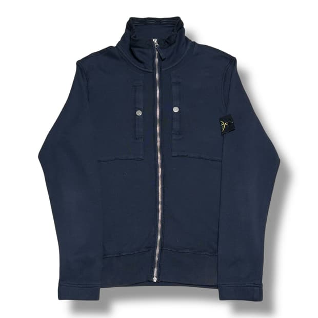Stone Island 정품 네이비 니트 집업