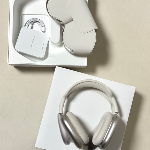 애플 에어팟맥스2 C타입 스타라이트 상태굿