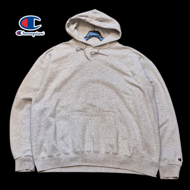 2XL 챔피온 그레이 후드