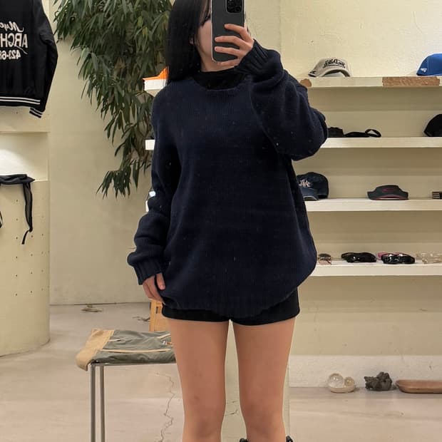 폴로 랄프로렌 브라운 포니 라운드 니트 U273