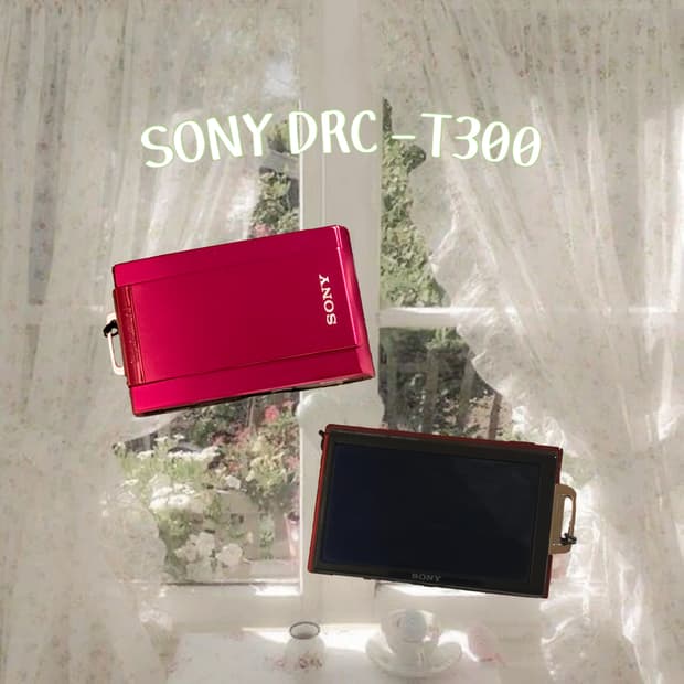 희귀💕> 소니사이버샷 DSC-T300 메탈릭 레드 