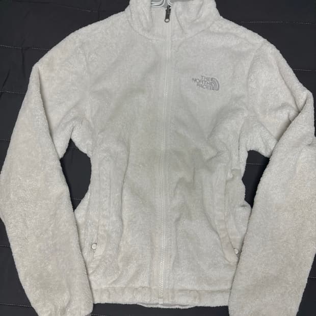 노스페이스 화이트 후리스 🤍