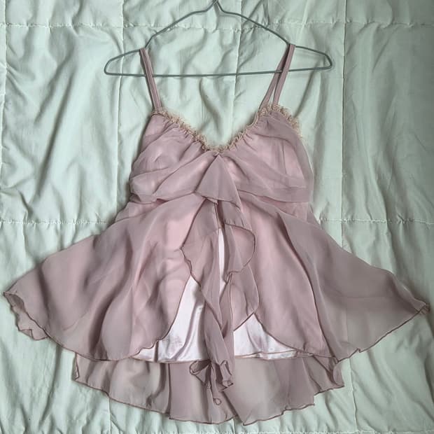 MISCH MASCH pink lace cami