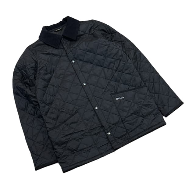바버 리데스데일 블랙 (M-L) 퀼팅자켓