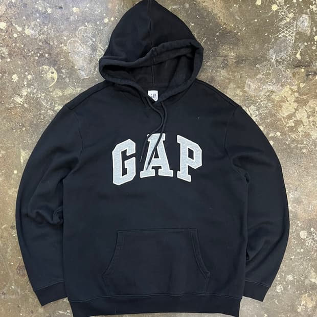 L) GAP 갭 빅로고 기모 후드티 후드티셔츠